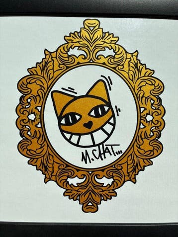 M.Chat (Thoma Vuille) (1977) - Le Chat doré dans son cadre
