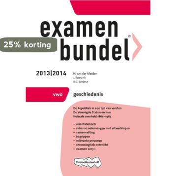 Examenbundel 2013/2014 vwo Geschiedenis 9789006080391, Verzenden, Gelezen, H. van der Meiden