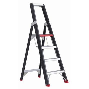 Altrex enkele trapladder Taurus 4 treden, Ophalen of Verzenden, Nieuw, Trap, Minder dan 2 meter