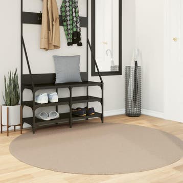 vidaXL Vloerkleed HUARTE laagpolig zacht wasbaar Ø 160 cm, Verzenden, Nieuw