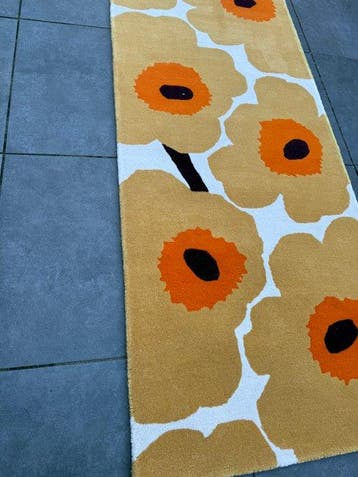 Marimekko - unikko honey - Vloerkleed - 300 cm - 80 cm