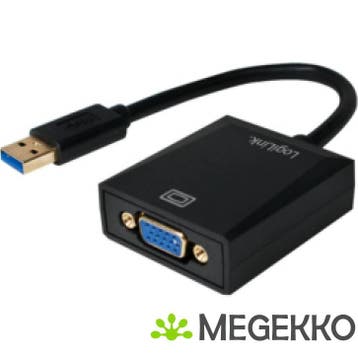 LogiLink UA0231 USB3.0 / VGA video adapter, Verzenden, Nieuw