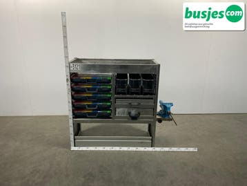 Aluca bedrijfswageninrichting 1010x420x1050mm (3121), Verzenden