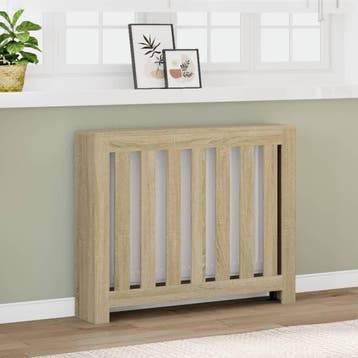 vidaXL Radiatorombouw 104x20x82 cm bewerkt hout sonoma, Verzenden, Nieuw