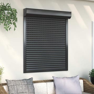 vidaXL Rolluik Antraciet 100 x 120 cm Aluminium en, Doe-het-zelf en Bouw, Verzenden, Nieuw