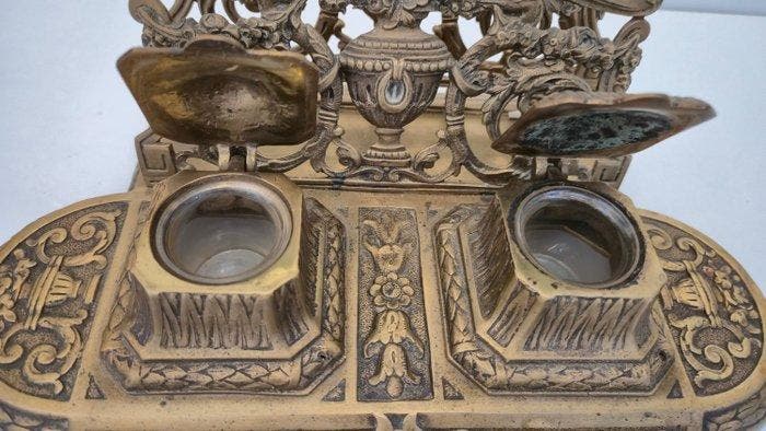 Encrier - Bronze, Antiquités & Art, Antiquités | Autres Antiquités