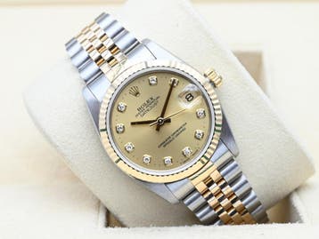 Rolex Datejust Ref. 68273 Year 1996 (Box & Papers), Handtassen en Accessoires, Rolex, Polshorloge, Ophalen of Verzenden, Zo goed als nieuw