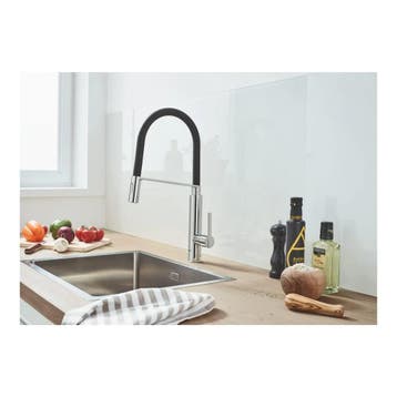 GROHE Feel keukenkraan uittrekbare profdouche, 360°, chroom, Ophalen of Verzenden, Nieuw