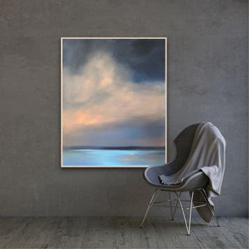 Anna Pavlenko (1984) - Meer Abstrakte Original Landschaft, Antiek en Kunst
