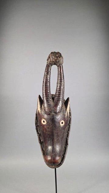 Houten masker - Gouru - Ivoorkust (Zonder minimumprijs)