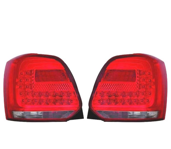 Feux Arrière Pour Volkswagen Vw Polo 6R 09-14 Led Rouge, Auto-onderdelen, Verlichting, Verzenden