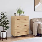 vidaXL Ladekast 69,5x34x90 cm bewerkt hout sonoma, Verzenden, Nieuw