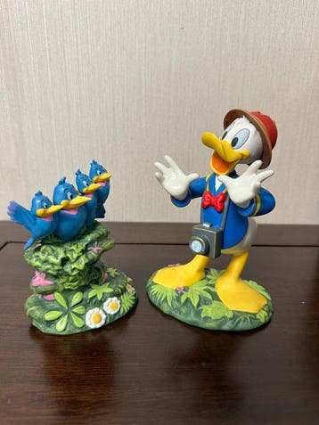 Enesco - Beeld, Adventure photographers Donald Duck and Blue, Verzamelen, Nieuw