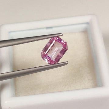 Zonder minimumprijs - 1 pcs Roze Saffier - 1.05 ct -, Nieuw