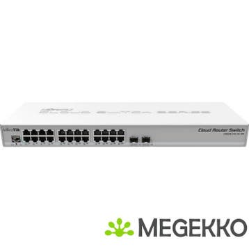 Mikrotik CRS326-24G-2S+RM L2 Gigabit Ethernet (10/100/1000), Verzenden, Nieuw
