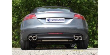 FOX Audi TT 8J - 3.2 V6 einddemper rechts/links - 2x100 type, Auto-onderdelen, Uitlaatsystemen, Verzenden, Nieuw