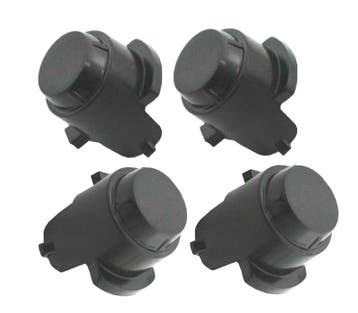 KIT 4 CACHES DE 18MM ORIFICES PARKTRONIC POUR AUDI VOLKSWAGE, Verzenden