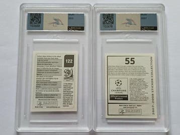 2010, 2007 Panini Lionel Messi, Ronaldinho 122 / 55 Carte, Verzamelen, Nieuw