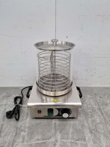 RVS Hotdogkoker Hotdogwarmer Hotdog 230V Horeca, Ophalen of Verzenden, Nieuw in verpakking