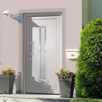 vidaXL Voordeur 98x208 cm wit, Verzenden