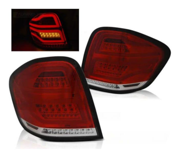 LED bar achterlichten Red White geschikt voor Mercedes, Autos : Pièces & Accessoires, Éclairage, Envoi