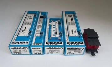 Märklin H0 - 4773/4774/4775/4776/4578 - Wagon de, Nieuw
