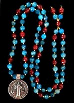 Apatiet & Robijn – Halsketting – Sint-Benoît-medaille – Het