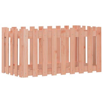 vidaXL Plantenbak verhoogd hekontwerp 100x50x50 cm massief, Verzenden