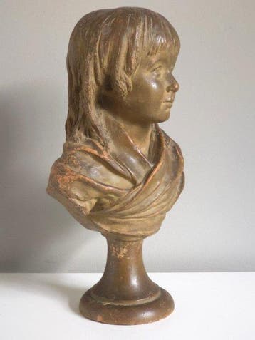 Jean-Antoine Houdon (naar) - sculptuur, Antieke terracotta, Antiquités & Art