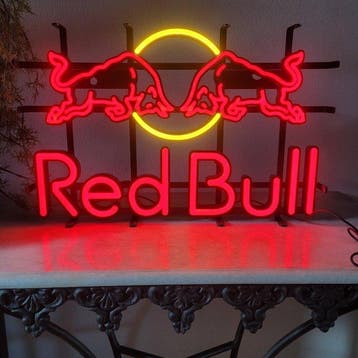 RedBull Lichtreclame - Reclamebord met