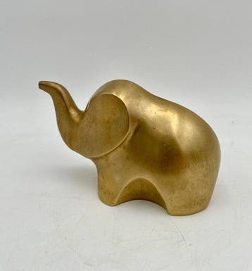 sculptuur, Exceptional Piece: Solid Brass Monolithic