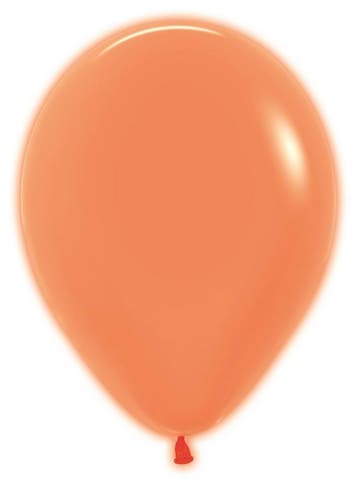 Ballonnen Neon Orange 30cm 50st, Verzenden, Nieuw