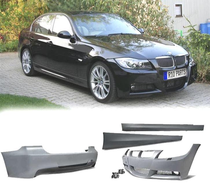 KIT CARROSSERIE BMW E90 05-08 SANS PDC LOOK M, Autos : Pièces & Accessoires, Carrosserie & Tôlerie, Envoi