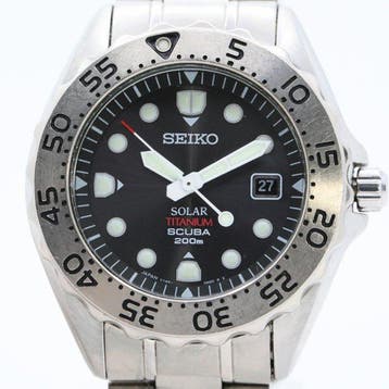 Seiko - Prospex Scuba Solar Titanium - Sans prix de réserve