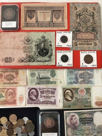 Spanje, Italië, Frankrijk, Duitsland, Rusland. Collection of