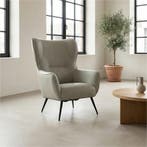 Leren fauteuil Flair, Huis en Inrichting, Fauteuils, Eigentijds, Modern, Retro, Romantisch, Nieuw, Ophalen of Verzenden, 75 tot 100 cm