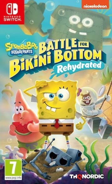 Spongebob SquarePants Battle for Bikini Bottom Rehydrated, Ophalen of Verzenden, Zo goed als nieuw