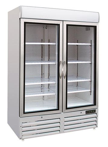 Vrieskast 2 Glasdeuren, Verzenden, Nieuw in verpakking, Koelen en Vriezen