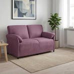 vidaXL 2-Zits Sofa Paars 158 x 83 x 95 cm Fluweel, Verzenden