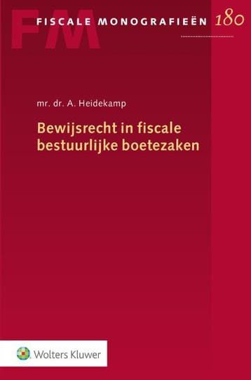 Bewijsrecht In Fiscale Bestuurlijke Boetezaken |  | Nieuw, Boeken, Verzenden, Nieuw