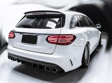 Geschikt voor Mercedes W205 S205 C-Klasse diffuser + uitlaat, Verzenden, Nieuw