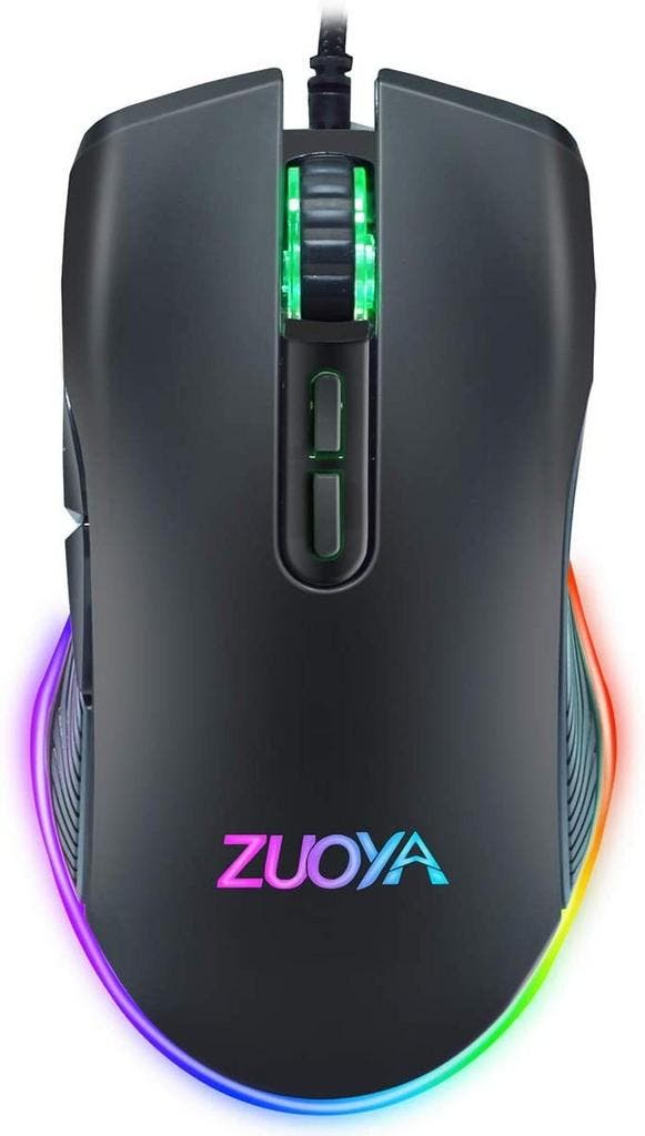 ElementKey M6 Bedrade USB Gaming Muis - RGB - Ergonomische, Computers en Software, Muizen, Nieuw, Verzenden