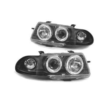 Phares Pour Opel Astra F 91-94 Angel Eyes Noir, Verzenden