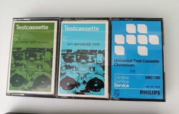 Philips - Azimuth-test - Referentietape - Chromium SBC 126 -