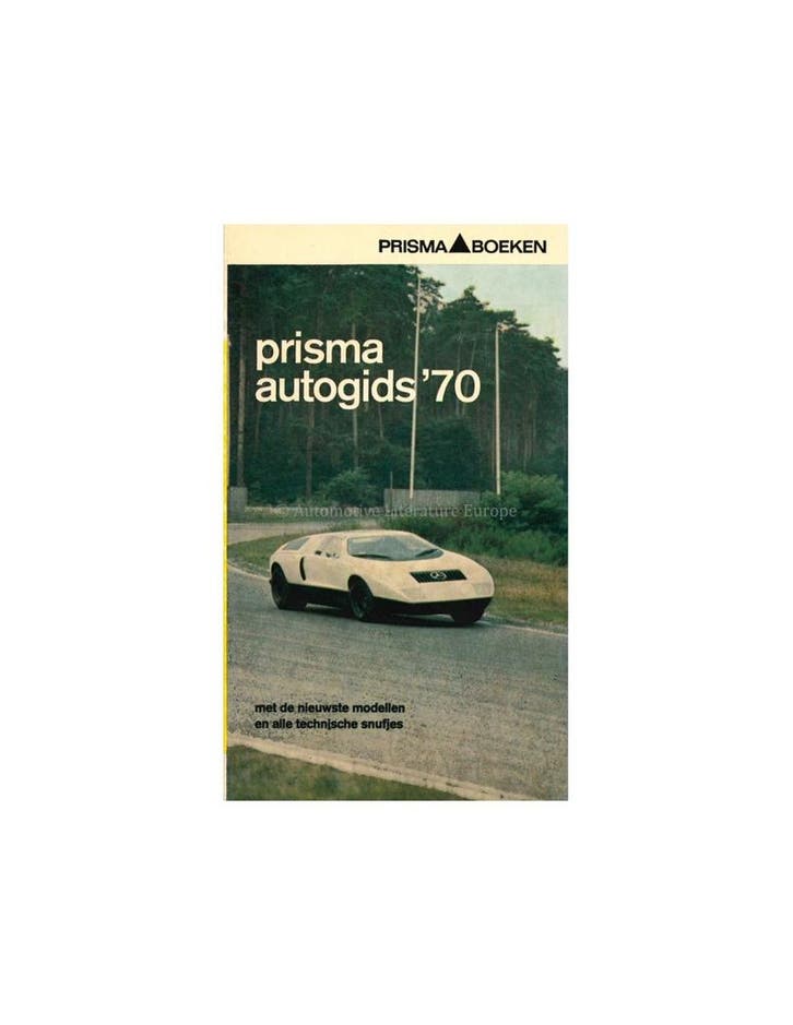 1970 PRISMA AUTOGIDS NEDERLANDS, Boeken, Auto's | Folders en Tijdschriften