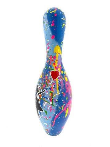 Koen Betjes (1992) - Banksy’s Girl with Balloon Bowling Pin