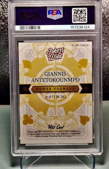 Wild Cards Jokers Wild Giannis Antetokounmpo 1/1 Enige, Verzamelen, Nieuw