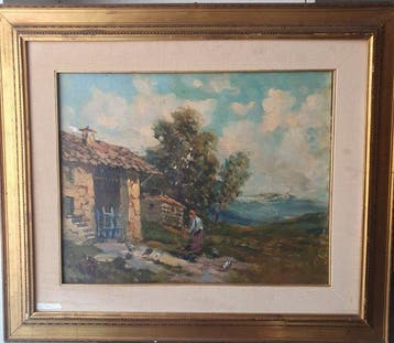 Ercole Magrotti (1890-1967) - Paesaggio Montano