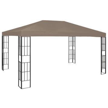 vidaXL Prieel 4x3 m taupe, Verzenden
