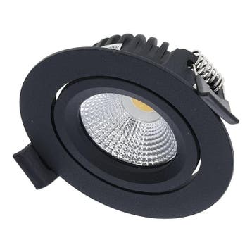 IP44 LED inbouwspot kantelbaar 5 Watt Dim to Warm, Verzenden, Nieuw, Aluminium, Netvoeding